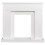 Adam Adam Lomond Fireplace in Pure White, 39 Inch 1