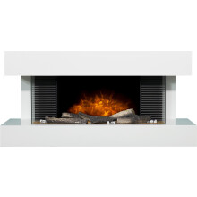 Adam Manola XL Wall Mounted Electric Suite with Remote in Pure White, 48 Inch - Refurbished