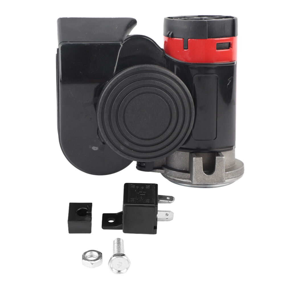 Loud Motorcycle Horn 12V Snail Shaped Electronic Horn Kit 139Db High Decibel Output For Motorbikes Atvs Go Karts Dirt Bikes Pocket Bikes Pickup 9437117548261