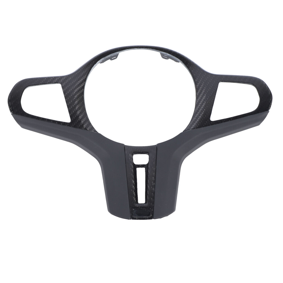 Glossy Finish Carbon Fiber Steering Wheel Cover Trim With 3K Twill Weave Personalized Touch For Bmw Vehicles Sporty Interior Decoration Scratch 9482828166655