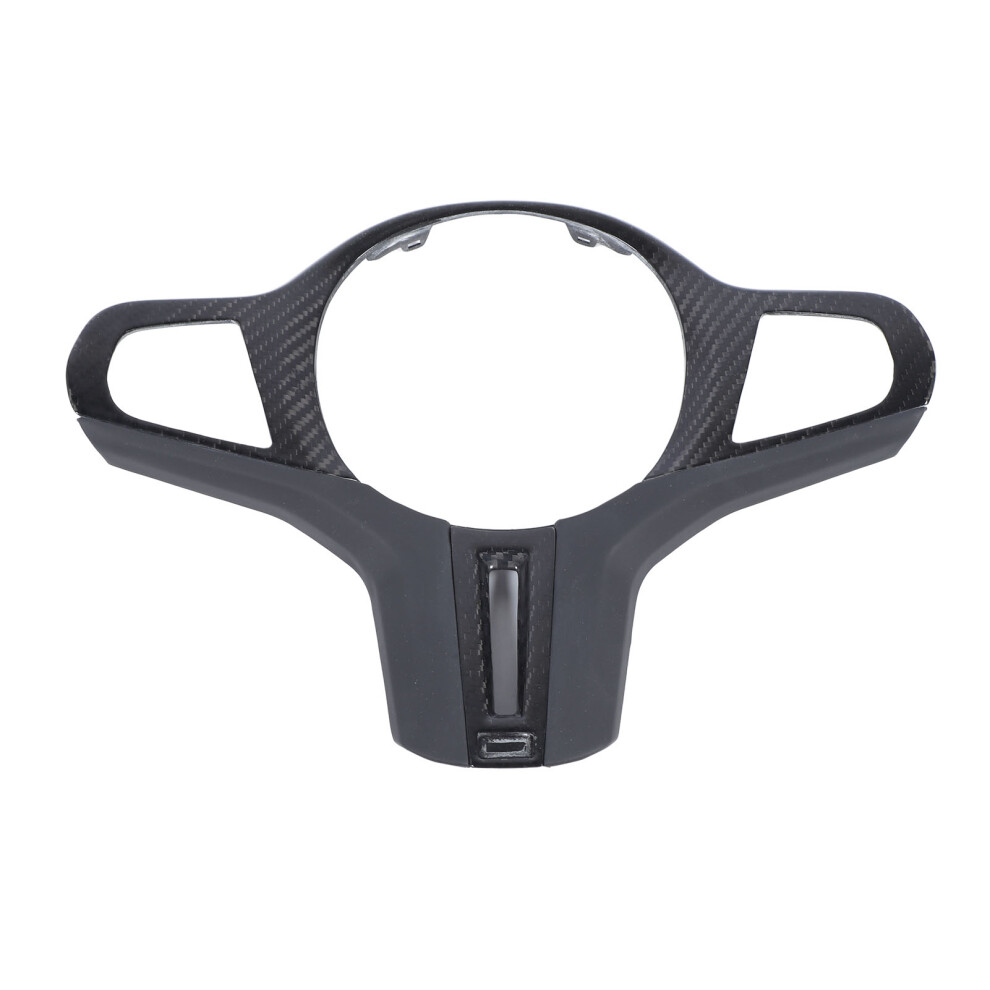 Scratch Resistant Carbon Fiber Leather Steering Wheel Cover With Heat Resistant Features And Glossy Finish 3K Twill Weave Design For Bmw Models 9190834239187