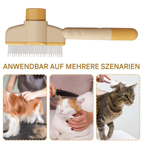 Cat Care Comb, SelfCleaning Flea Comb for Cats (2 Pieces) 2