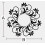 Ceiling Mirror Wall Sticker, Chandelier Around Mirror Frame (Silver) 2
