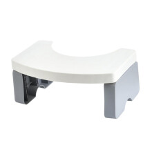 1 piece of nonslip bathroom step stool for cleaning, potty training, and independent toilet use, white