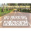 Professional No Parking Silicone Stencil 12Inch Washable-1 pack 4