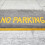 Professional No Parking Silicone Stencil 12Inch Washable-1 pack 2