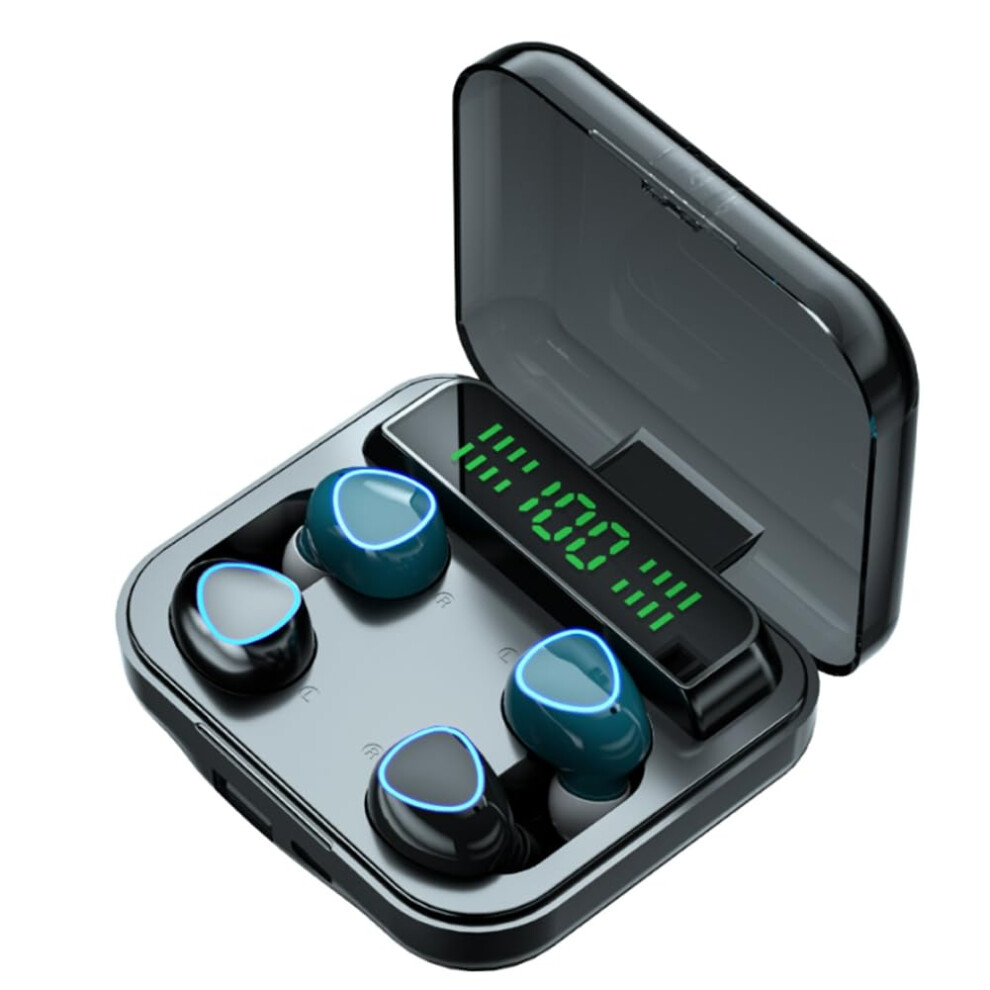 M22 Bluetooth Headphones For Couples, Wireless With Touch Digital Display, Dual Earbuds, Noise Cancelling 9189345959998