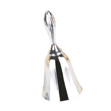 Ergonomic Alloy Cocktails Shaker With Built In Bottle-Silver