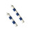 2pack MultiUse Bird Claws Grooming Stands Ceramic Safe-Blue 1
