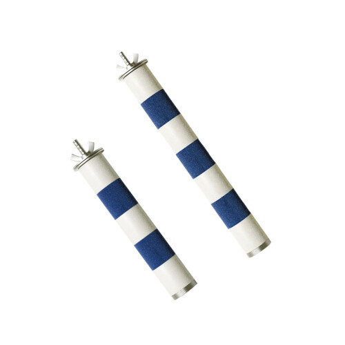 2pack MultiUse Bird Claws Grooming Stands Ceramic Safe-Blue