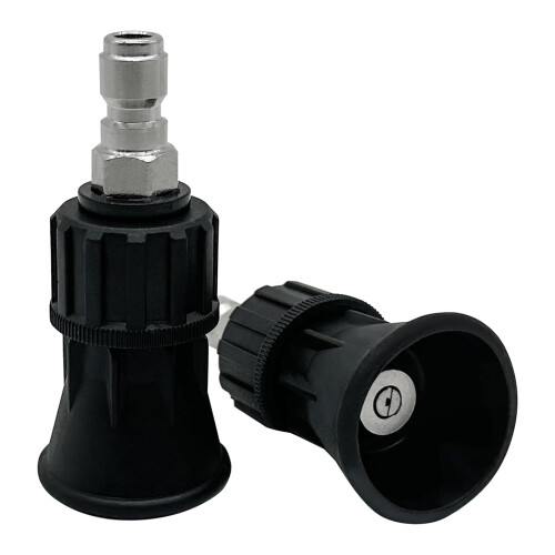 2er-Pack professionelle Schlauchadapter mit Widerhaken,