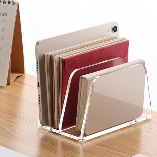 Duals Layer helder acryl desktop organizer-Enkele installatie 2