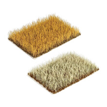 2 stuks realistische miniatuur grasmatten van nylon, perfect-C