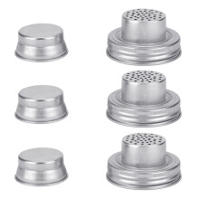 3 Stück Einmachglas-Cocktail-Shaker mit Deckel aus