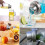 Set van 3 stalen Mason Jar Shaker-dekseldoppen 3