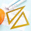 Whiteboard Geometry Math Equipment Teacher Aids Angle Measurement Drawing Math Tool for Drawing Triangle Dreieck 4