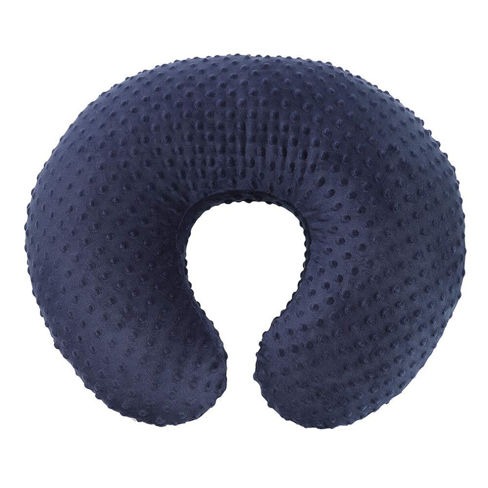 Nursing Pillow Cover For Breastfeeding Pillow, Support Positioner Lounger, Navy Cover Only Blue
