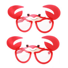 Kunststoff-Krabbenform, umdrehbare Brille,-2Stk