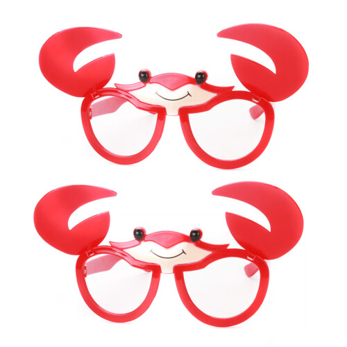 Kunststoff-Krabbenform, umdrehbare Brille,-2Stk