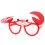 Kunststoff-Krabbenform, umdrehbare Brille,-2Stk 7