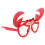 Kunststoff-Krabbenform, umdrehbare Brille,-2Stk 6