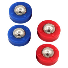Set of 2 table football accessories, roll beads for pieces, made of robust material for table games, provides gaming experience.