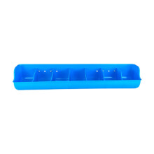 Piglet Feeding Trough with 7 Slots, Spill Livestock Feeder for Milk and Water, Easy Install
