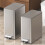 Modern 7L Untarnished Wastebasket Quiet Step-Titanium gray 7