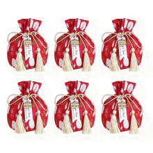 Traditionele Chinese fluweelachtige bruiloft-Rood geluk