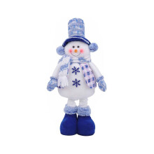 Poupée de noël rétractable, décoration en-bonhomme de neige