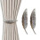 2Pcs Metal Decorative Leaf Curtain Tiebacks Creative-Bird hair 1