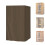 Couverture imperméable forte de Sauna 84x84x178cm-Couleur café 1