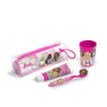Barbie Étui Dentaire – Kit Hygiène 4 Pièces pour Enfant | Soin et Fun