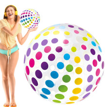 Beach balls, inflatable beach balls for the pool, rainbow color water toy games, outdoor activities