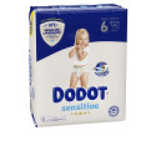 Couches DODOT SENSITIVE taille 6 +13 kg 32 u