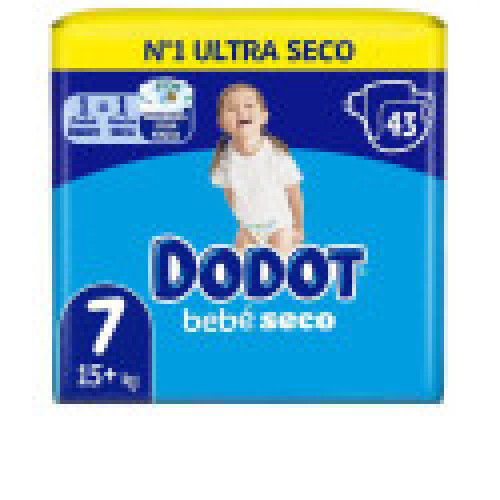 Couches DODOT STAGES taille 7 15-24 kg 43 unités