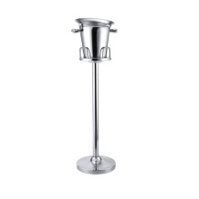 XENITE 5L Stainless Steel Oblique Ice Bucket, Wine Barrel Style, KTV Ice Bucket With Tripod