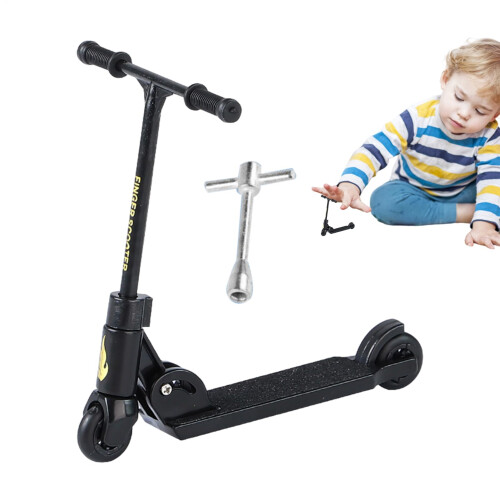Roller Fingerboard, Finger Roller Skating  Finger Scooter with Two Wheels
