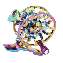 Saltwater Fly Wheel Large Tree Design Aluminium Alloy Wheel For Saltwater And Freshwater Fishing