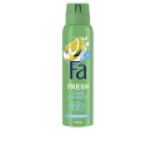 Fa Desodorante Spray 150 Spray Limones Del Caribe