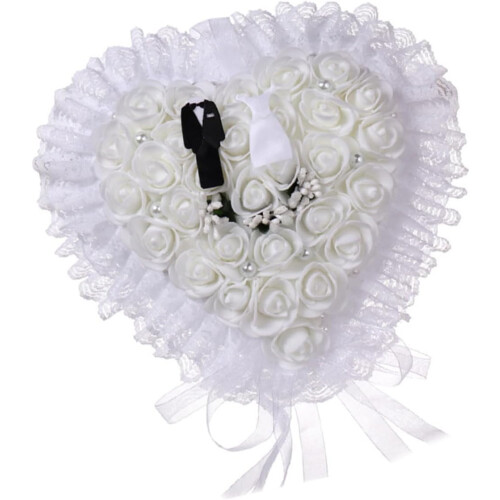 Wedding Ring Cushion for Wedding Ceremony Bridal Pillow 1