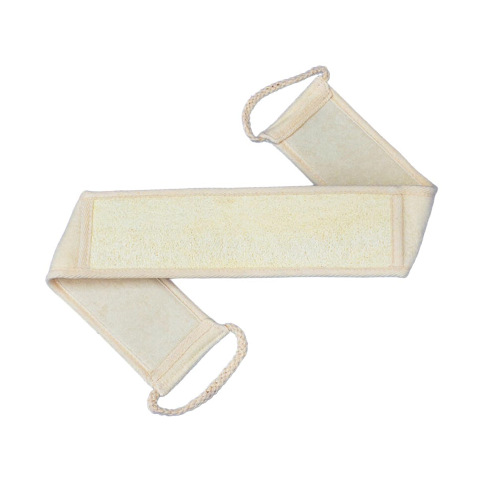 3 Pieces Natural Loofah Back Scrubber Exfoliating Massage Brush for Gentle Skin Care and Exfoliation, Beige for Spa and Relaxation