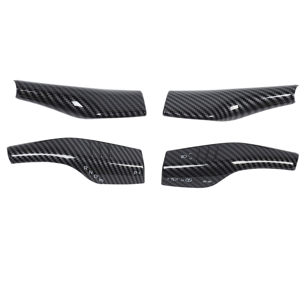 Gear Shifter Cover Real Carbon Fiber Fit Tesla Model 3 Y Interior Decoration Easy-Install Durable Lightweight Scratch Prevention Perfect Matching 9190834237381