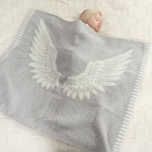 Gender-Neutral Color Microfiber Baby Blanket, Breathable Year-Round Comfort, Soft Durable For Couch Bed Cribs, Heirloom Quality, Easy Care, Fits Outdo
