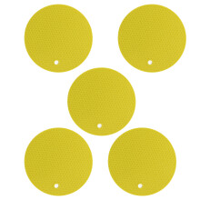 Maniques en silicone souple, résistantes à la rouille, aux fissures et aux ébréchures, dessous de plat en silicone résistant à la chaleur, lot