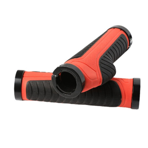 2 pezzi Manopole ergonomiche per bicicletta con bloccaggio doppio 13 cm 1