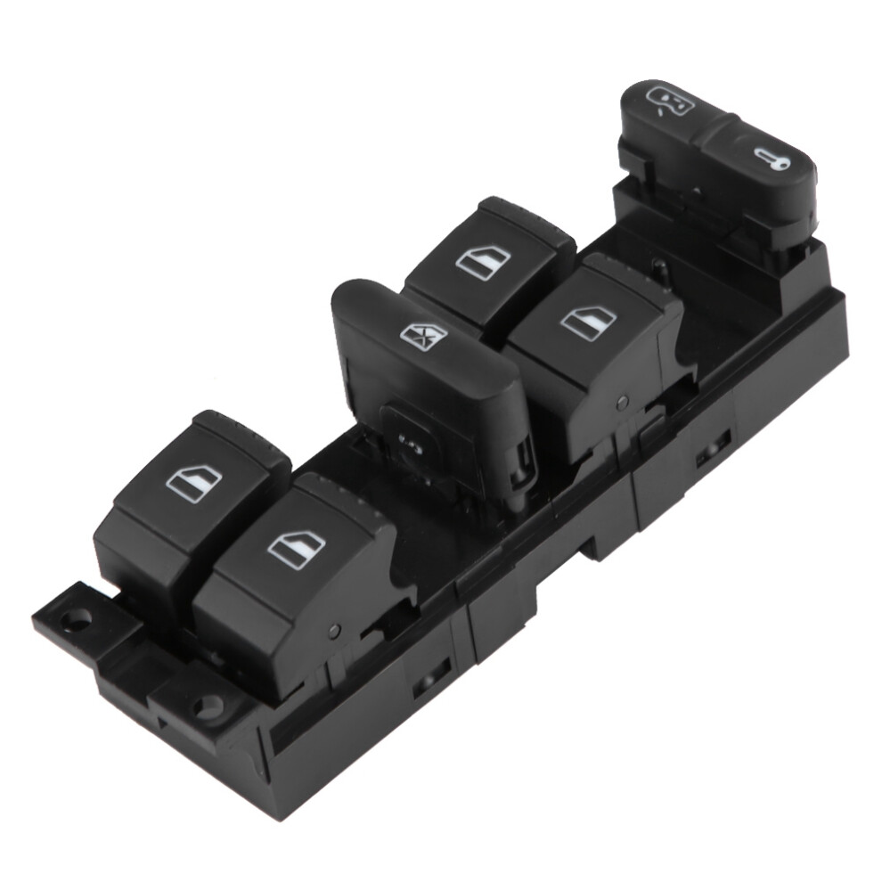 Easy Install Power Window Switch Plug And Play Front Left Master Control Driver Side Control Door Lock Switch For Vw Models Plastic Mat Oem 9190834463865