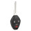Clé de remplacement compatible avec Mitsubishi OUCG8D-620M-A, télécommande à 3+1 boutons, pour Eclipse 2007-2012 4
