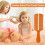 Scale combs, easytoclean lice combs for thick hair, fine teeth, psoriasis, scalp combs for dandruff removal. 4