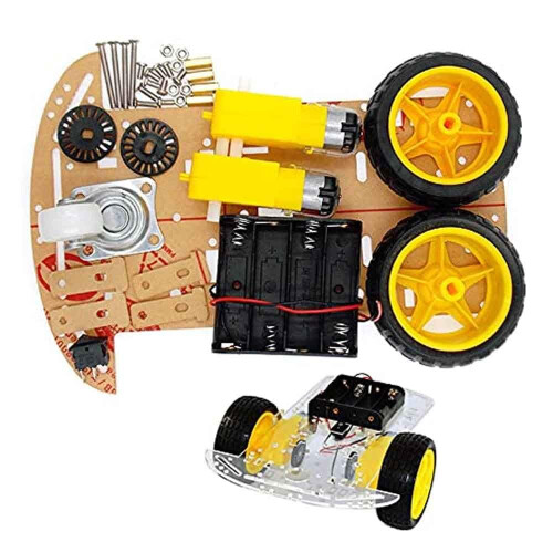 Avoidance Tracking Motor Smart Robot Car Chassis Kit Speed Encoder Box 2WD Module 1